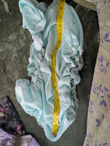 Light Sea Green Off-Shoulder Top&amp; skirt (never use