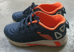 Navy and Orange Athletic Shoes
