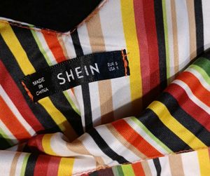 &#39;SHEIN&#39; Multicolor Striped Sleeveless Camisole Top
