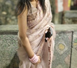 Elegant Pink Saree