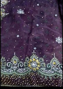 Net Saree  Work With Shimmering Inner Blouse And P