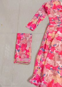 Flared Anarkali With Dupatta