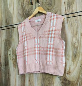 Half Pink Sweater Bust Size-38