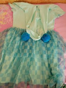 Cute Girls&#39; Graphic Tulle Dress