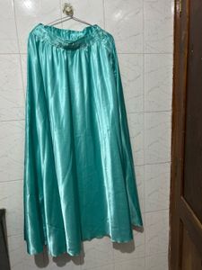Ethnic Gown With Lace Work