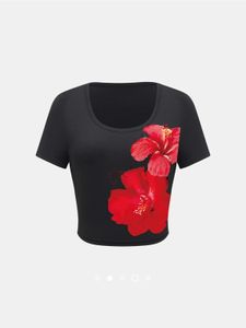 Floral Print Fitted Top