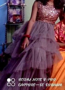 Sparkly Sequin &amp; Tulle Party Dress