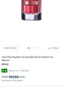 Perfume - Jean Paul Gaultier scandal 30ml