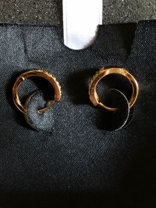 GOLD PLATED HOOP EARRINGS 🌟