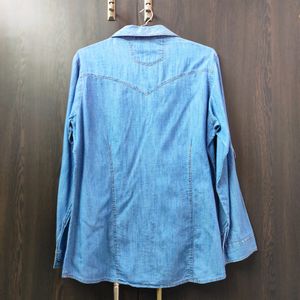 Blue Denim Shirt For Women | Bust 42