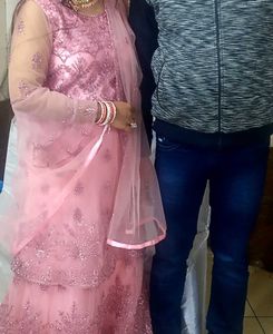 Pink Embroidered Gown