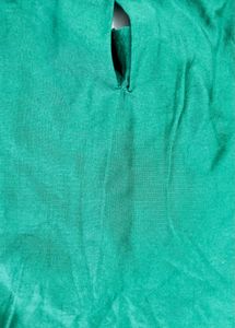 W Embroidered Green Kurta