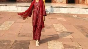 Maroon colour ord set 💗