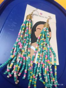 New Beaded Long Earing