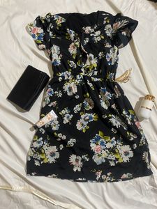 Black Floral Dress