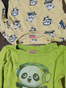 Panda Long Sleeve T-Shirt Bundle