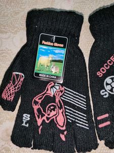 Kids Winter Gloves 2 Pecies Under 10 Yea