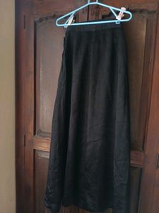 Flowy Black Maxi Skirt