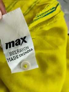 Vintage Chartreuse Striped Dress
