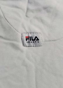 Fila White Crewneck Sweatshirt Size L