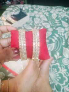 American Diamond Sparkling Bangle Set