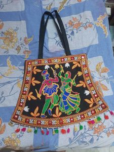 Embroidered Tote Bag
