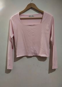 TRF Collection Ribbed Full Sleeve Fitted Top