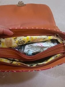 A Cloth Fabric Sling Bag