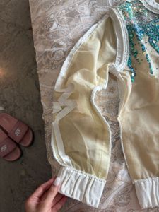 Sheer Sequin Embellished Jacket