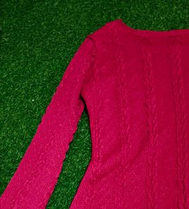 Chic Knit Long Sleeve Dress