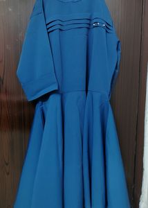 Teal A-Line Dress