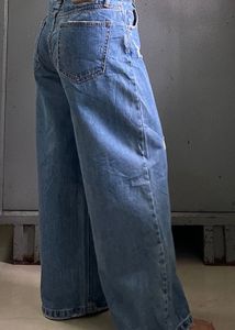 Wide Leg Ripped Jeans