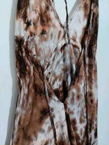 Tie-dye Halter Sundress