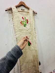 Beautiful Branded Kurta , Chanderi Work