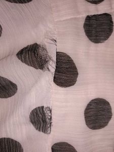 BLACK AND WHITE KURTA.