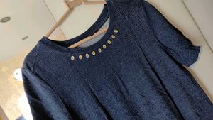Blue Embellished Dress