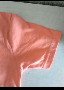 COTTON REGULAR PEACH COLOUR NEW TSHIRT 🍑