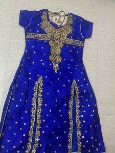 Royal Blue Indian Dress