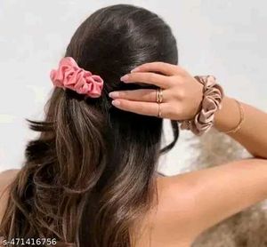 Pack Of 3 Satin Scrunchie Collection