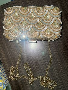 Elegant Beaded Clutch