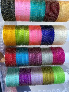 Colorful Set Raindrops Bangles