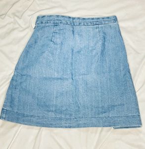 High Waist Denim Skirt