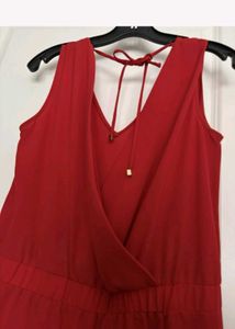 Red Playsuit