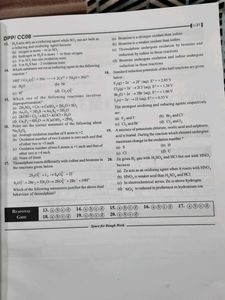 JEE Main Chemistry DPP Sheets