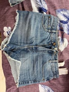 Denim Cut-Off Shorts
