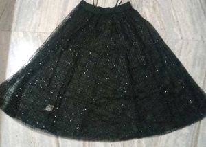 Sparkly Black Skirt