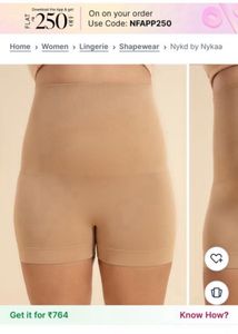 Nykd By Nykaa Shapewear Shorts