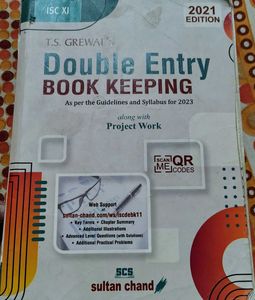 TS grewal's Double Entry Book Keeping ISC class 11