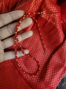 Red &amp; Gold Necklace