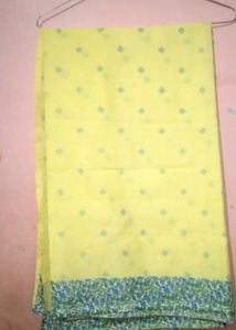 Beautiful Yellow 🟡 Saree